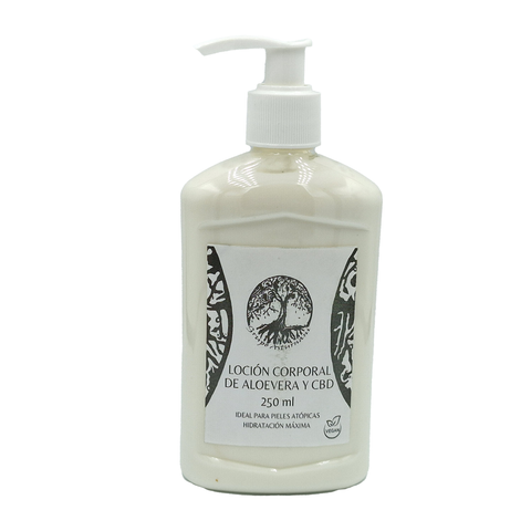 LOCIÓN CORPORAL DE ALOEVERA Y CBD